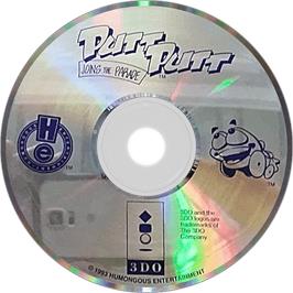 Artwork on the Disc for Putt-Putt Joins the Parade on the Panasonic 3DO.