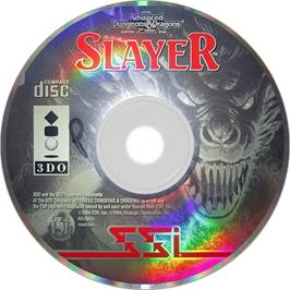 Artwork on the Disc for Slayer on the Panasonic 3DO.