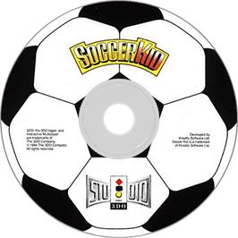 Artwork on the Disc for Soccer Kid on the Panasonic 3DO.