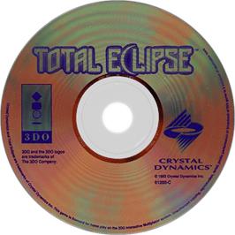 Artwork on the Disc for Total Eclipse on the Panasonic 3DO.