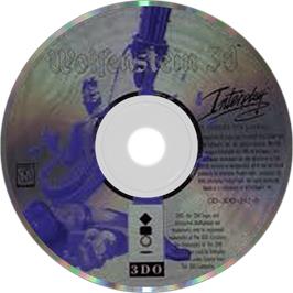 Artwork on the Disc for Wolfenstein 3D on the Panasonic 3DO.