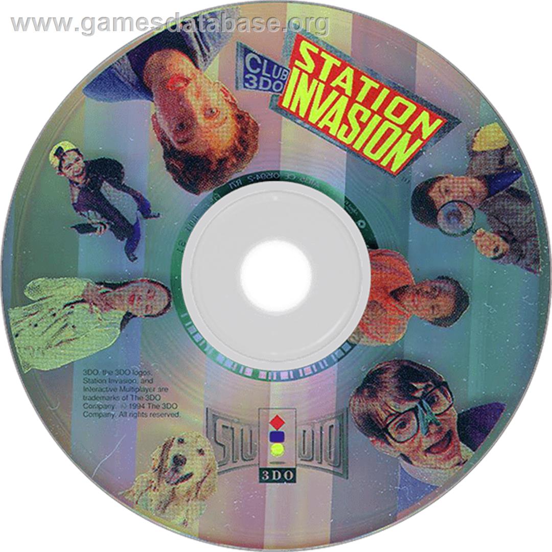 Club 3DO: Station Invasion - Panasonic 3DO - Artwork - Disc