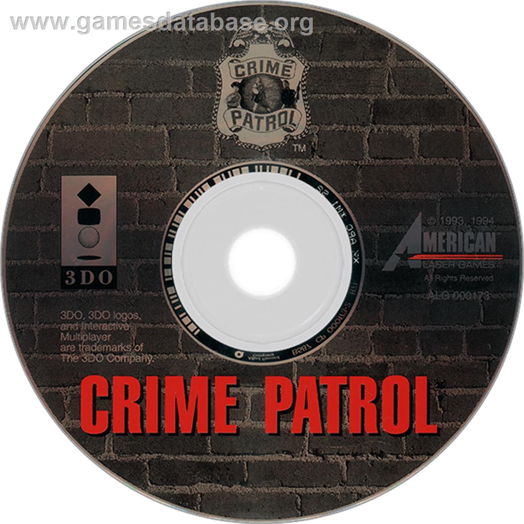 Crime Patrol v1.4 - Panasonic 3DO - Artwork - Disc