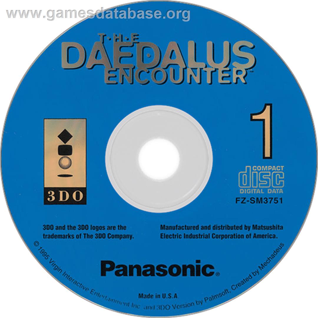 Daedalus Encounter - Panasonic 3DO - Artwork - Disc