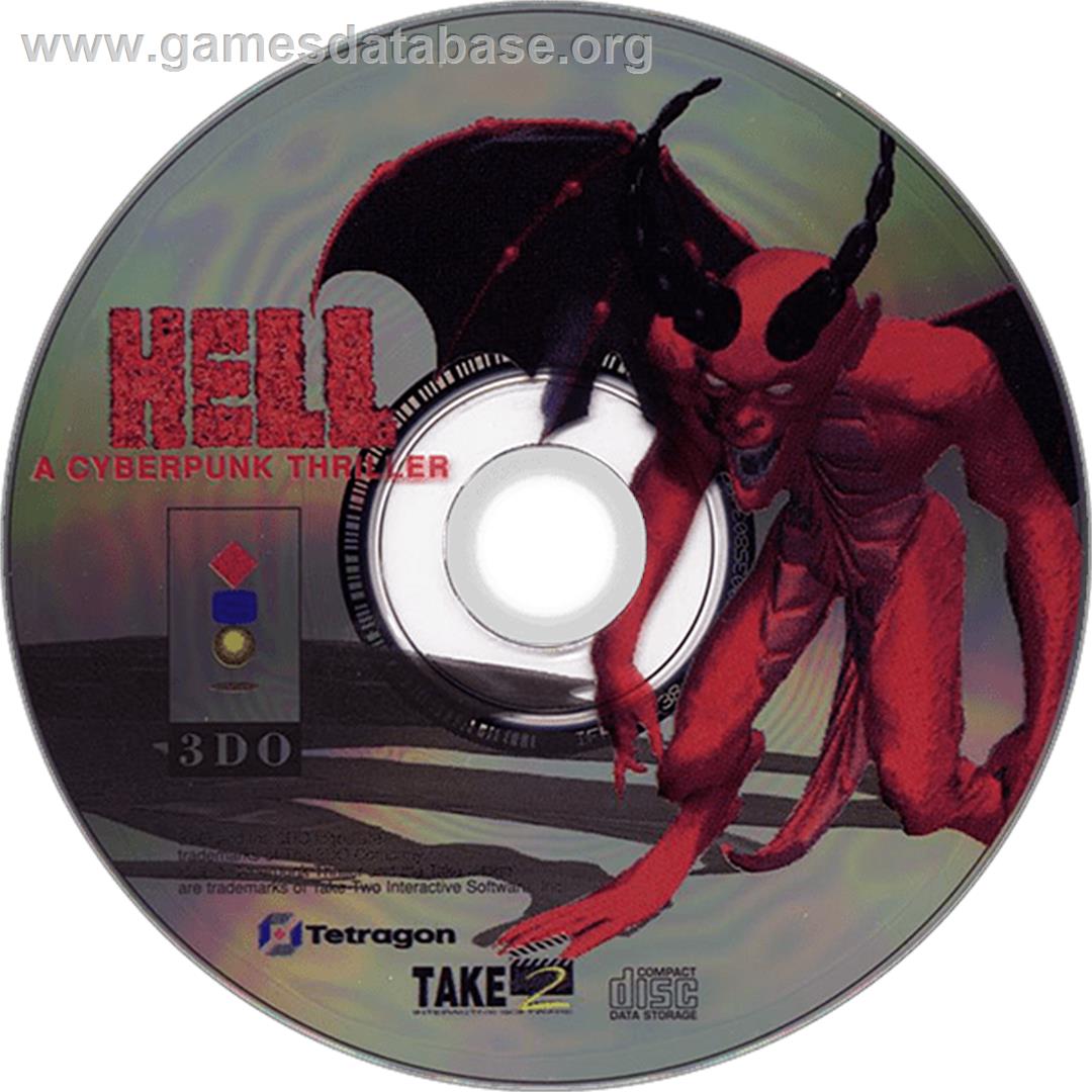 Hell: A Cyberpunk Thriller - Panasonic 3DO - Artwork - Disc