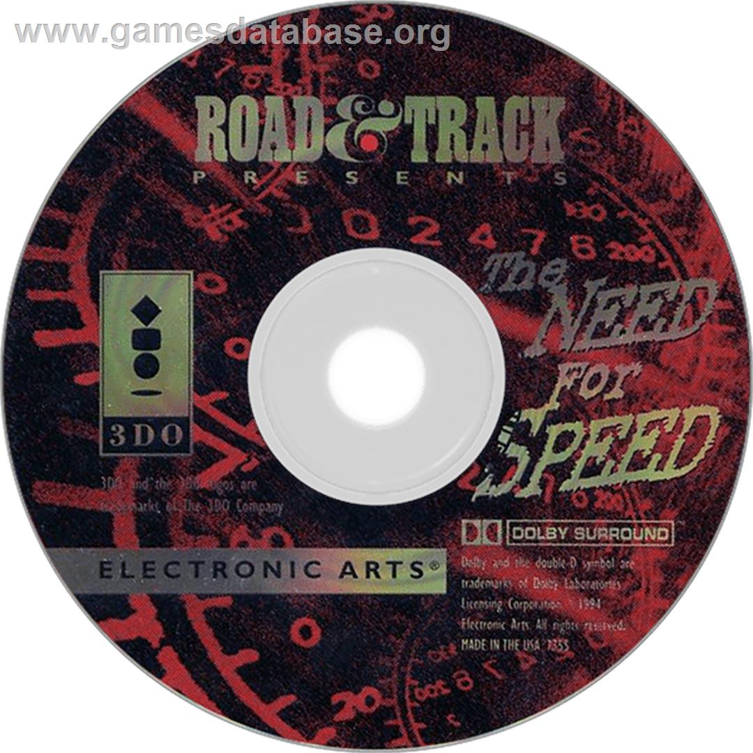 Need for Speed - Panasonic 3DO - Artwork - Disc