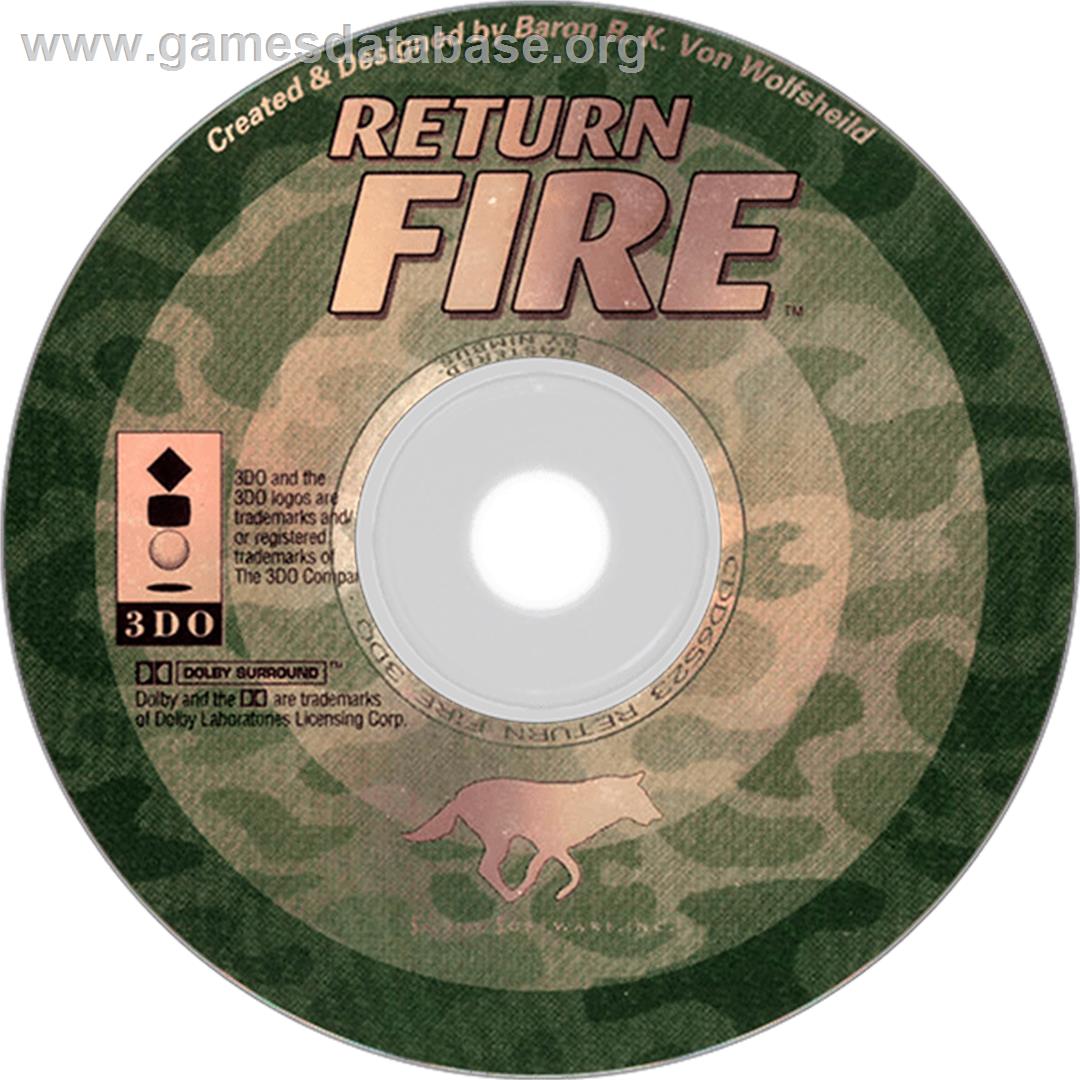 Return Fire - Panasonic 3DO - Artwork - Disc