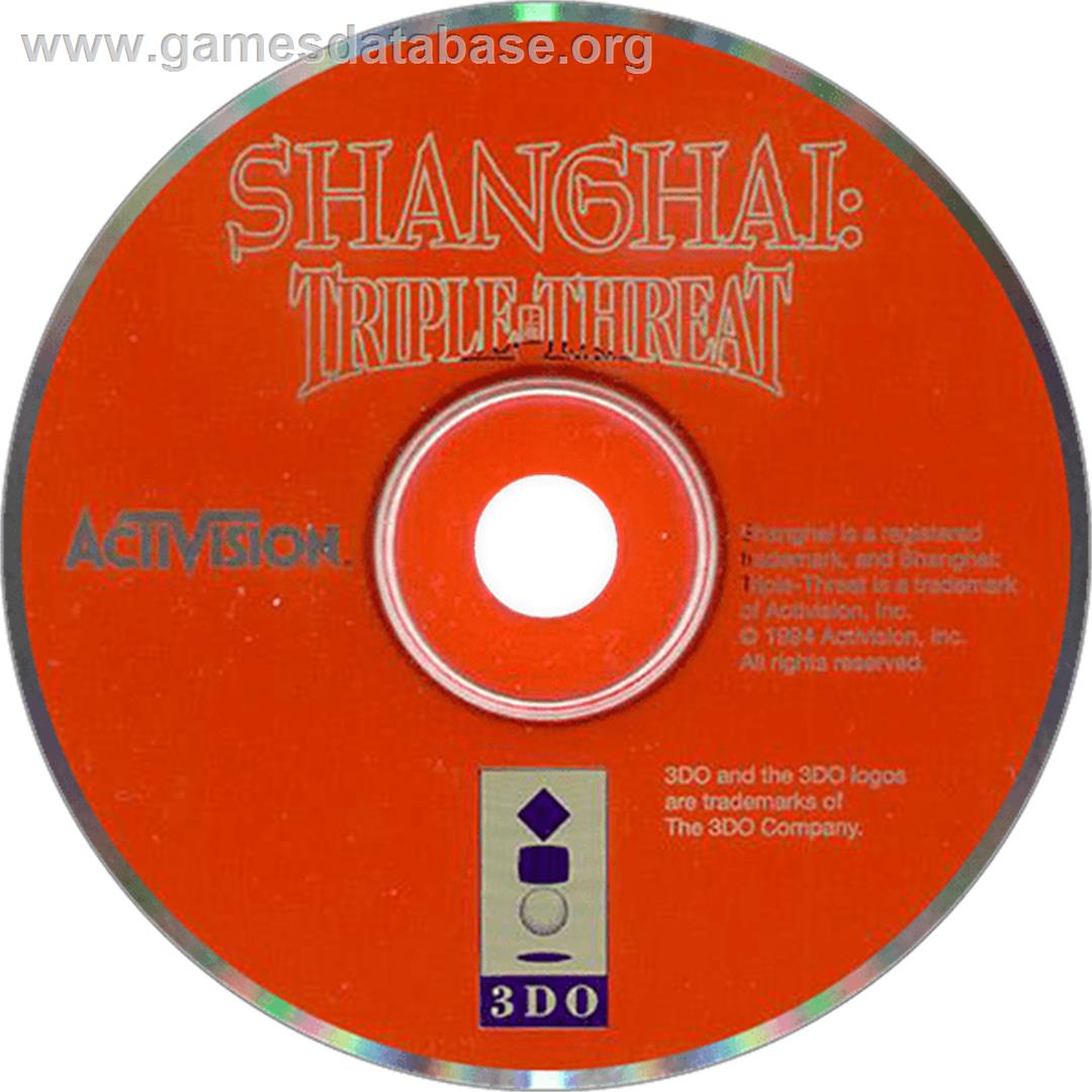 Shanghai: Triple-Threat - Panasonic 3DO - Artwork - Disc