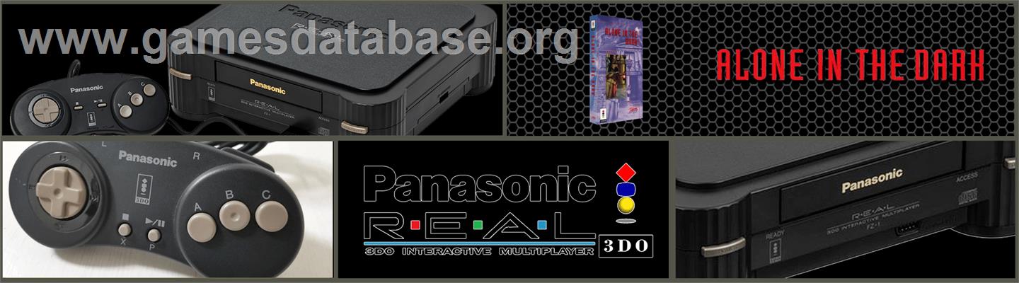 Alone in the Dark - Panasonic 3DO - Artwork - Marquee