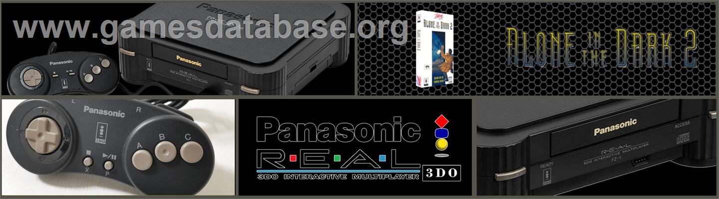 Alone in the Dark 2 - Panasonic 3DO - Artwork - Marquee