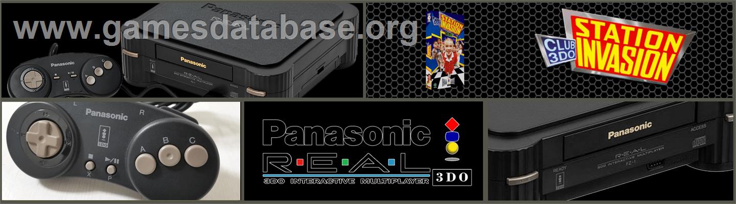 Club 3DO: Station Invasion - Panasonic 3DO - Artwork - Marquee