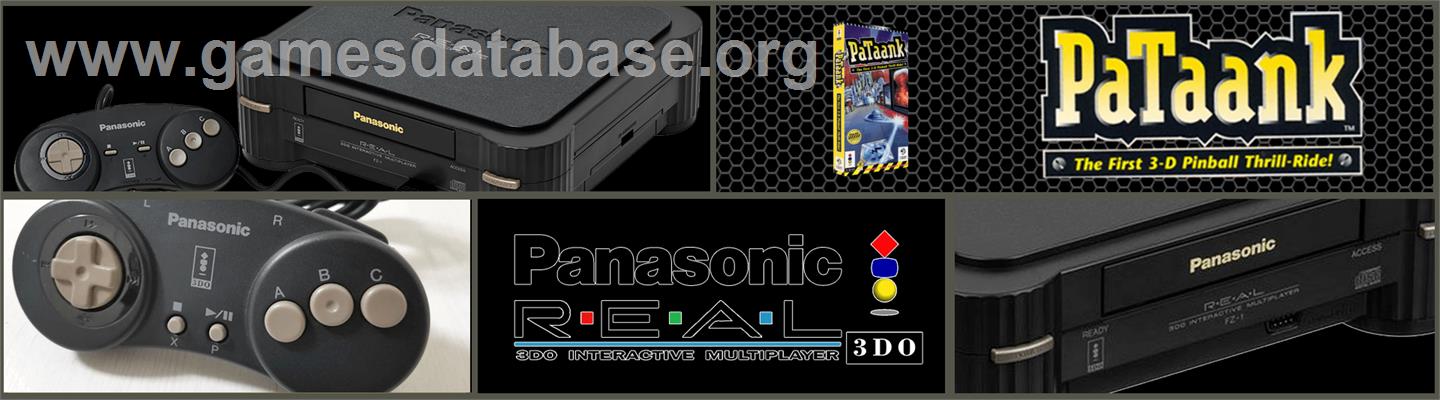 PaTaank - Panasonic 3DO - Artwork - Marquee