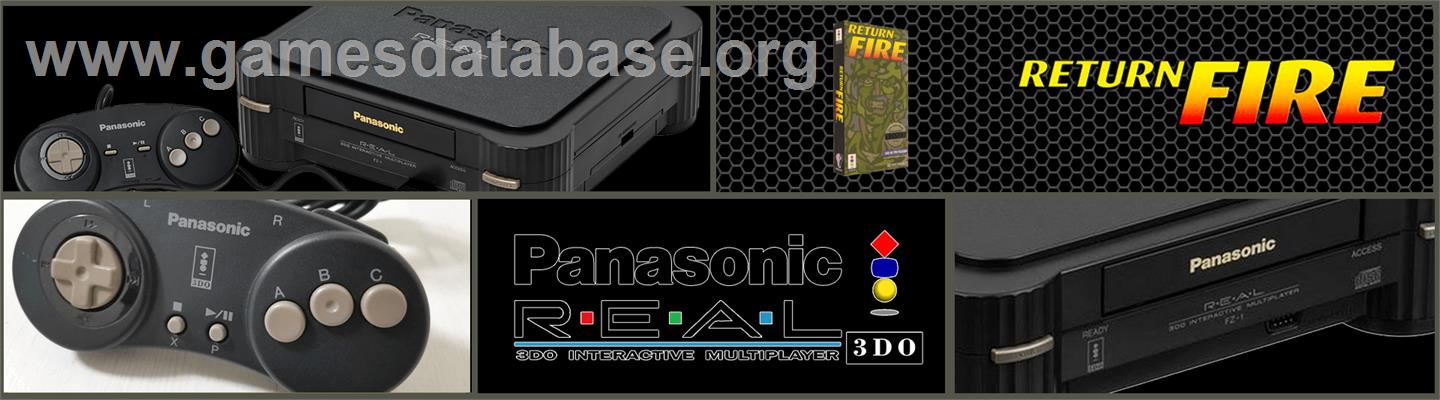 Return Fire - Panasonic 3DO - Artwork - Marquee