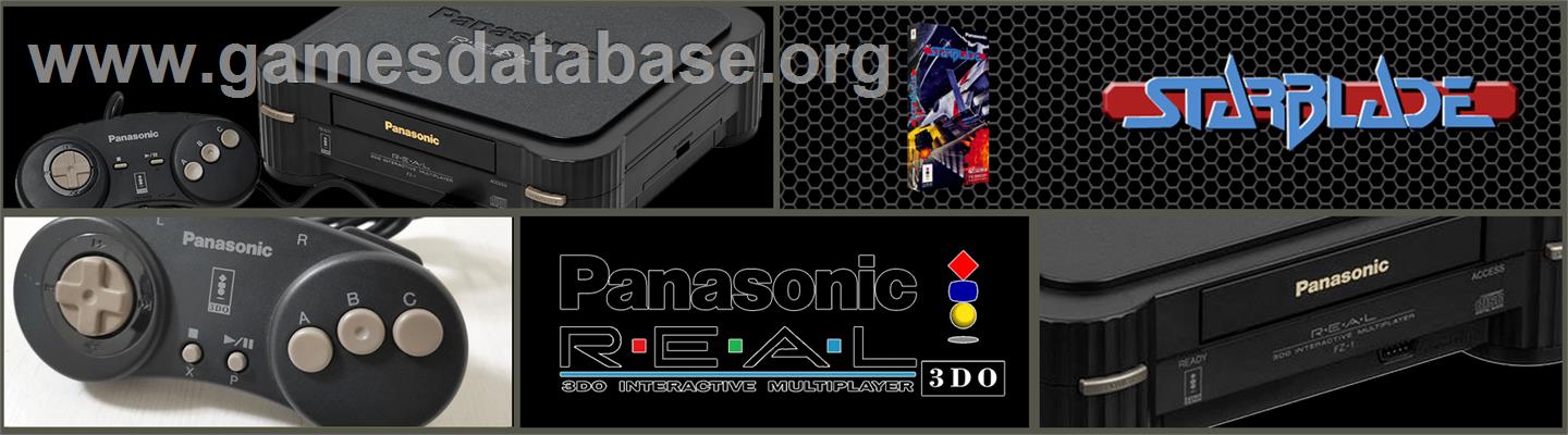 Starblade - Panasonic 3DO - Artwork - Marquee