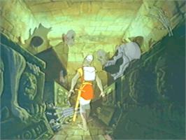In game image of Dragon's Lair on the Panasonic 3DO.