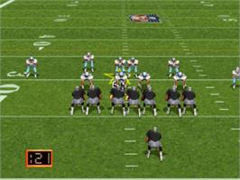 In game image of John Madden Football '93 on the Panasonic 3DO.