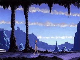 In game image of Out of This World on the Panasonic 3DO.
