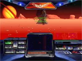 In game image of Stellar 7: Draxon's Revenge on the Panasonic 3DO.