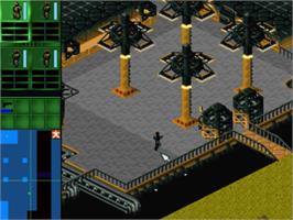 In game image of Syndicate on the Panasonic 3DO.