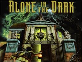 Title screen of Alone in the Dark on the Panasonic 3DO.