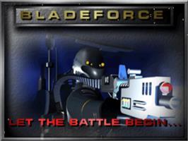Title screen of Blade Force on the Panasonic 3DO.