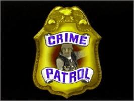 Title screen of Crime Patrol v1.4 on the Panasonic 3DO.