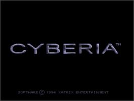 Title screen of Cyberia on the Panasonic 3DO.