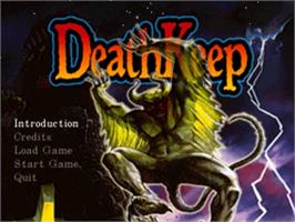 Title screen of Deathkeep on the Panasonic 3DO.