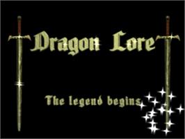 Title screen of Dragon Lore: The Legend Begins on the Panasonic 3DO.