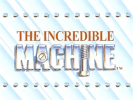 Title screen of Incredible Machine on the Panasonic 3DO.
