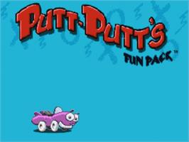 Title screen of Putt-Putt's Fun Pack on the Panasonic 3DO.