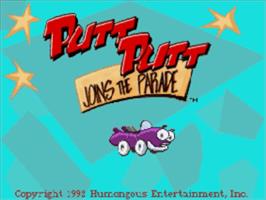 Title screen of Putt-Putt Joins the Parade on the Panasonic 3DO.