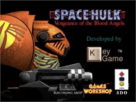 Title screen of Space Hulk: Vengeance of the Blood Angels on the Panasonic 3DO.