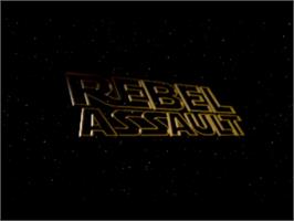 Title screen of Star Wars: Rebel Assault on the Panasonic 3DO.