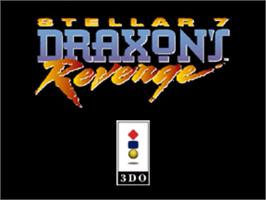 Title screen of Stellar 7: Draxon's Revenge on the Panasonic 3DO.