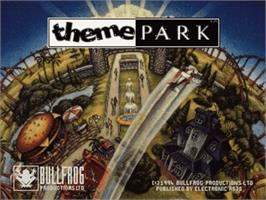Title screen of Theme Park on the Panasonic 3DO.