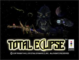 Title screen of Total Eclipse on the Panasonic 3DO.