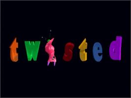 Title screen of Twisted: The Game Show on the Panasonic 3DO.
