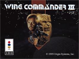 Title screen of Wing Commander III: Heart of the Tiger on the Panasonic 3DO.