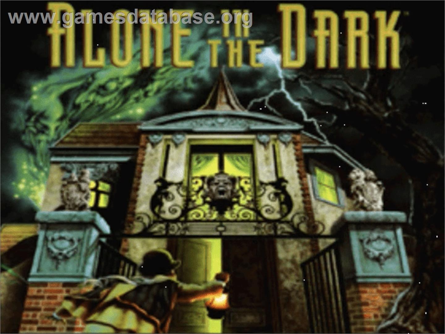Alone in the Dark - Panasonic 3DO - Artwork - Title Screen
