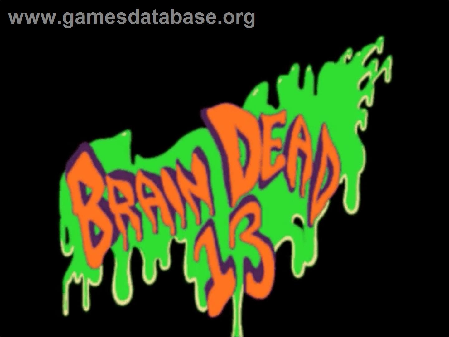 Brain Dead 13 - Panasonic 3DO - Artwork - Title Screen