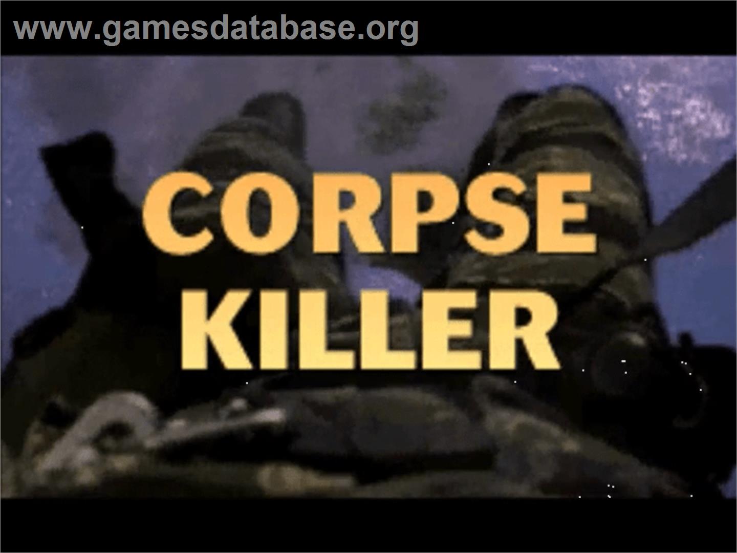 Corpse Killer - Panasonic 3DO - Artwork - Title Screen