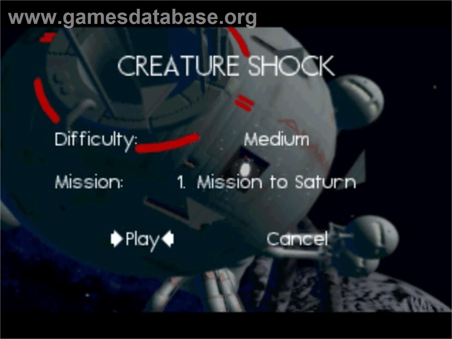 Creature Shock - Panasonic 3DO - Artwork - Title Screen