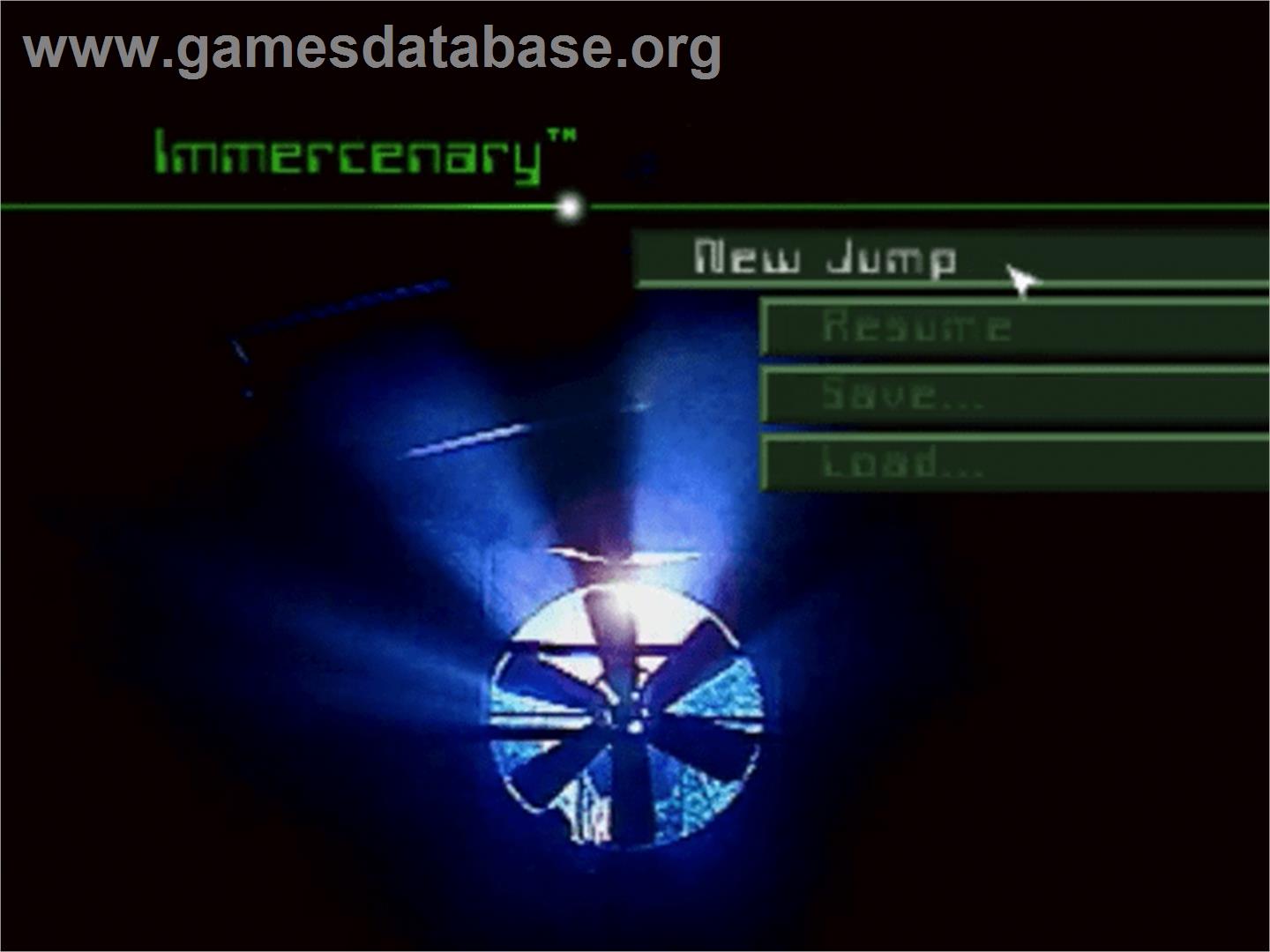 Immercenary - Panasonic 3DO - Artwork - Title Screen