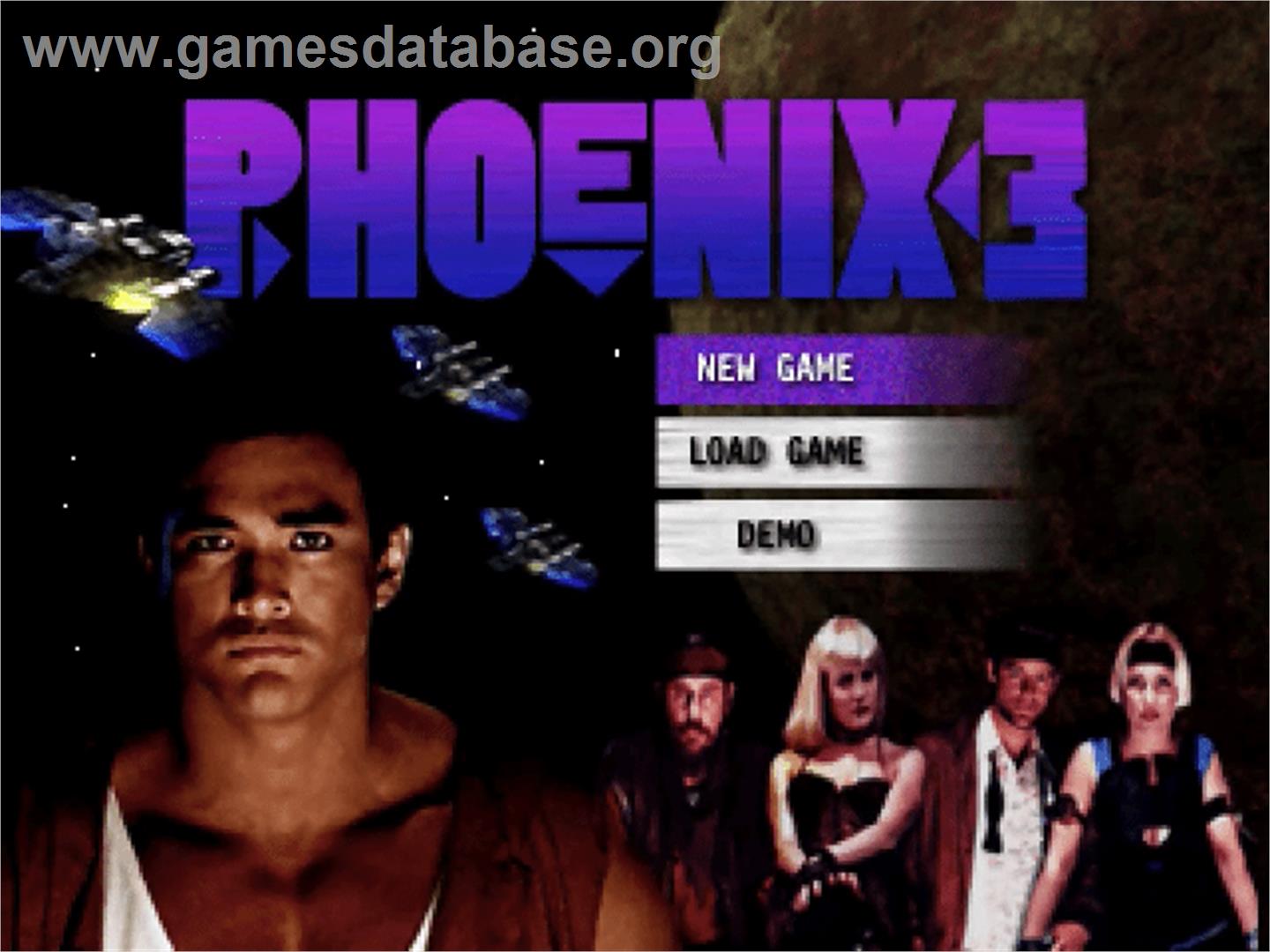 Phoenix 3 - Panasonic 3DO - Artwork - Title Screen