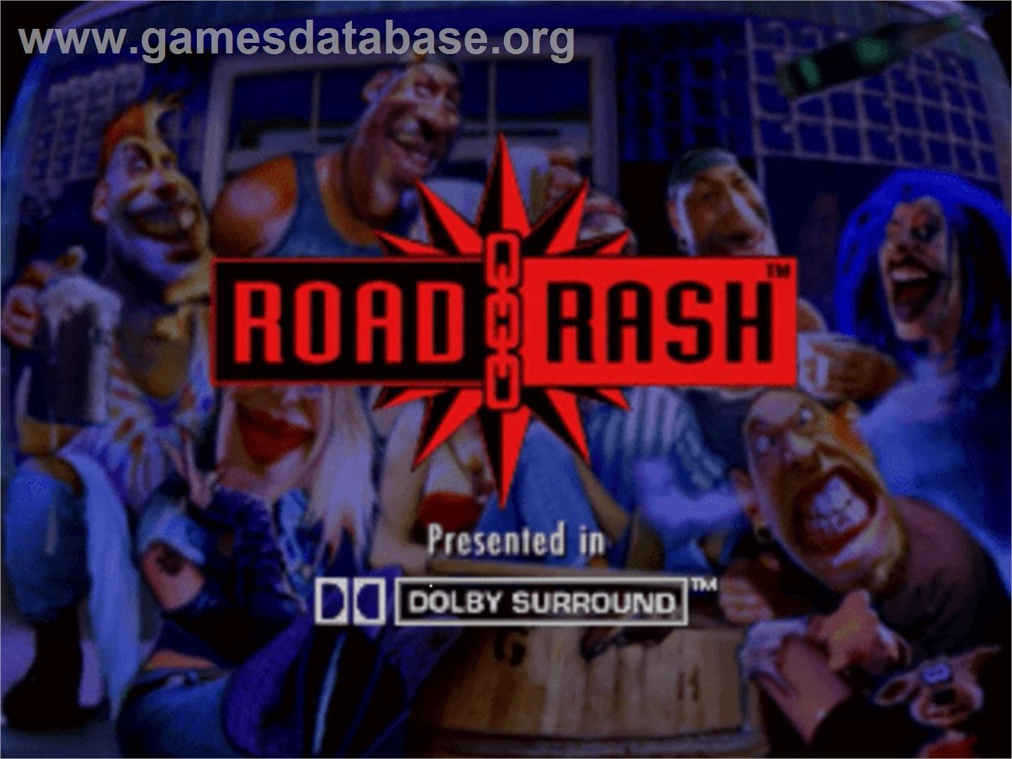 Road Rash - Panasonic 3DO - Artwork - Title Screen