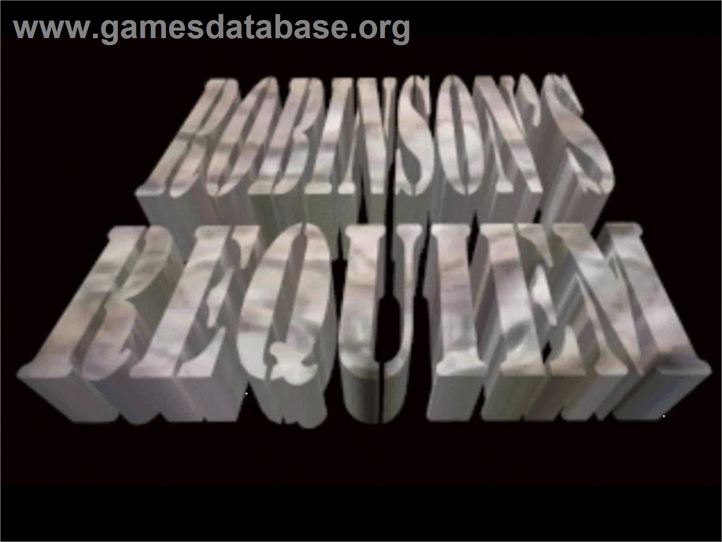 Robinson's Requiem - Panasonic 3DO - Artwork - Title Screen
