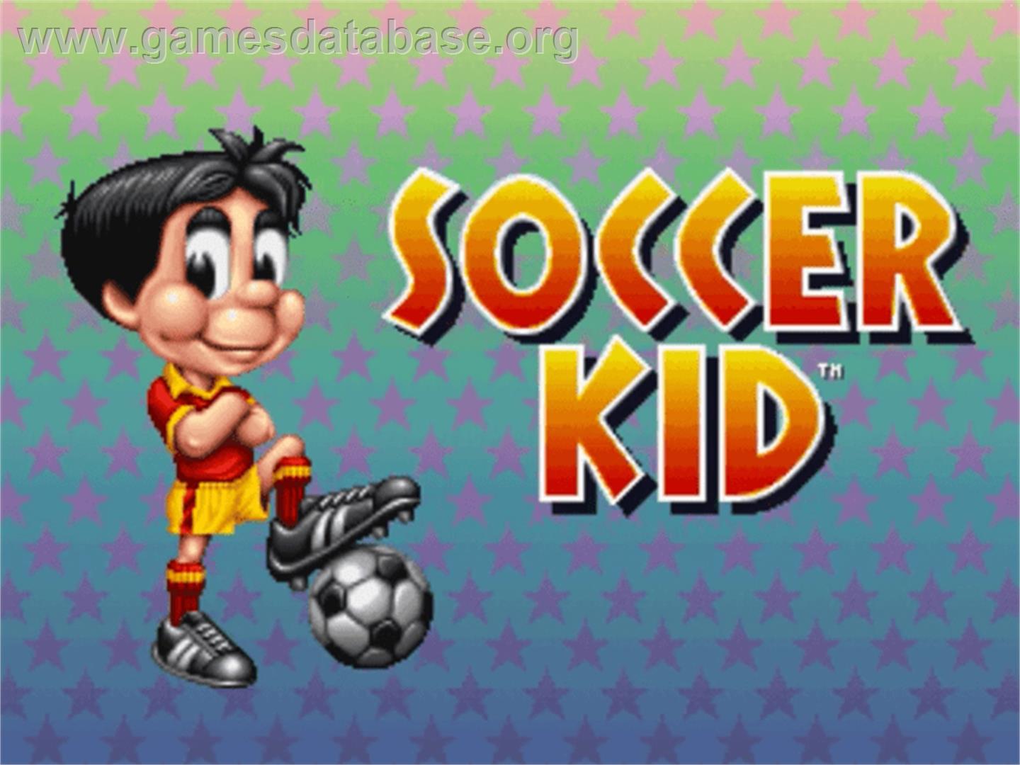 Soccer Kid - Panasonic 3DO - Artwork - Title Screen
