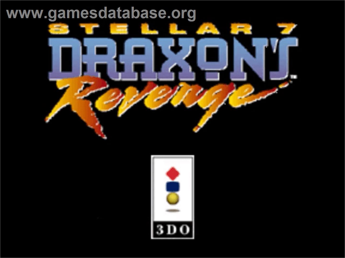 Stellar 7: Draxon's Revenge - Panasonic 3DO - Artwork - Title Screen