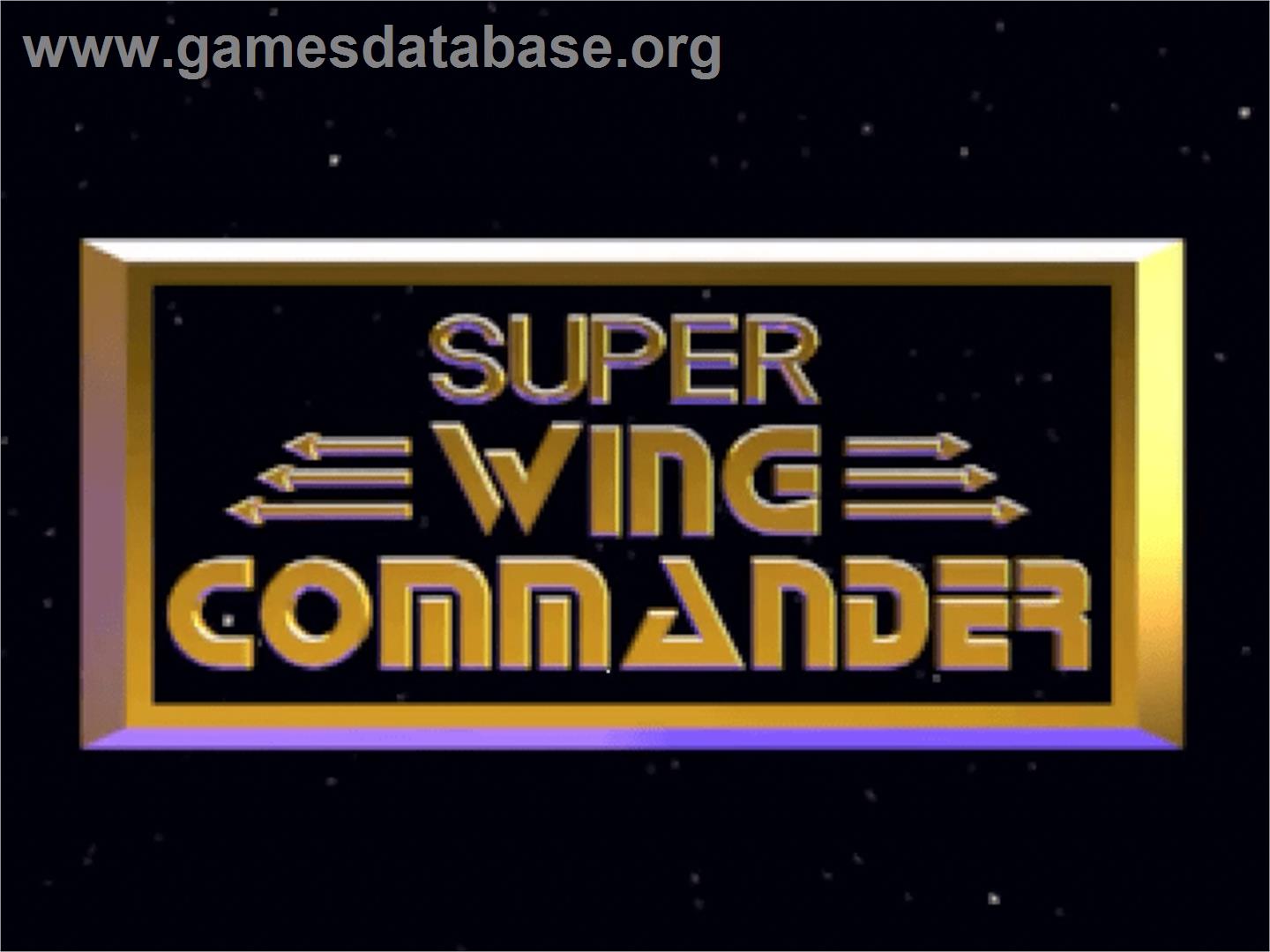 Super Wing Commander - Panasonic 3DO - Artwork - Title Screen